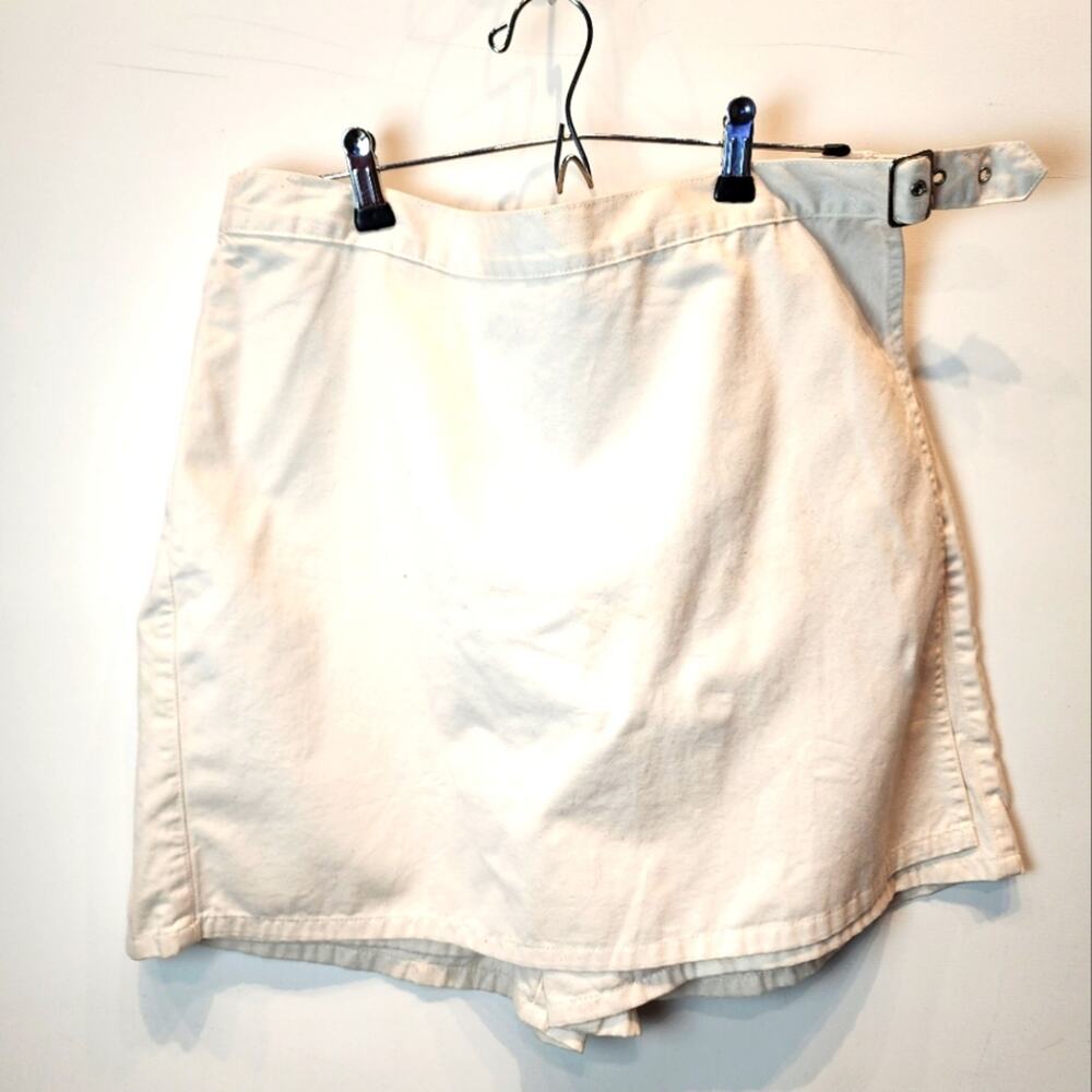 Tan Denim Skort Shorts‎ Skirt Women's XL